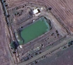 Lazulda tó - felülről